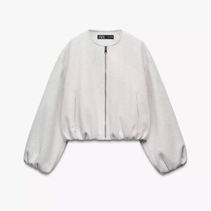 Zara Soft Bomber Jacket NWT